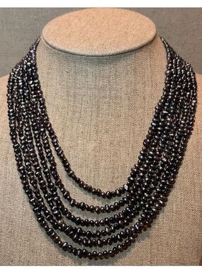 Vintage | Necklace | Multi-strand Freshwater Pearl Necklace | Classic | Wedding